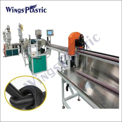 China Vacuum Cleaner PVC PP PE EVA Softly Spiral Flexible Hose Pipe Tube Extrusion Machine for sale