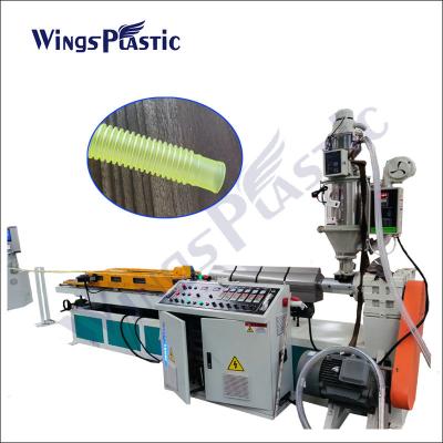China PE PP PA PVC Medical Electrical Hose Corrugated Pipe Making Machine Single Wall for sale
