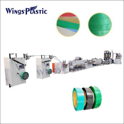 China Polypropylene Strapping Belt Extrusion Pp Pet Strap Band Making Machine Production Line for sale