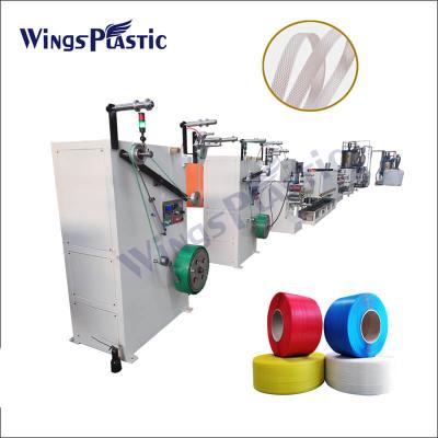 China Plastic PP PET Strap Band Extrusion Machine / Pet Strapping Band Making Machine for sale