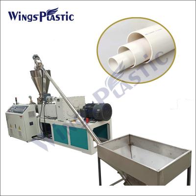 China Fabricante de máquinas de fabricação de tubos de PVC Extrusor Máquina de produção de tubos de plástico de PVC à venda