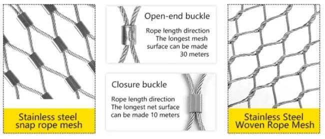 Stainless steel wire rope mesh