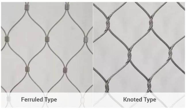 316 Decorative Cable Mesh stainless steel cable wire mesh railing for Balcony