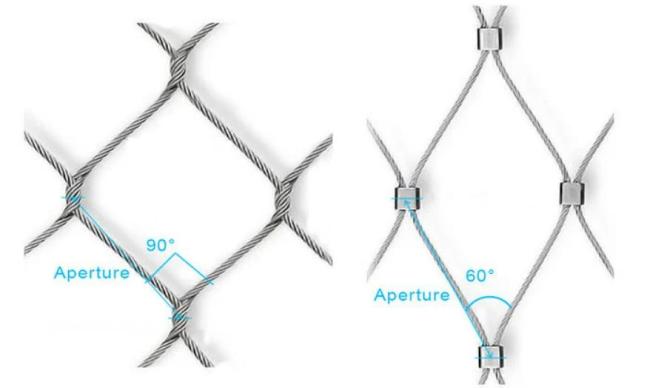 Flexible Cable Netting Stainless Steel Wire Rope Mesh For Bear Fence Animal Fence Netting
