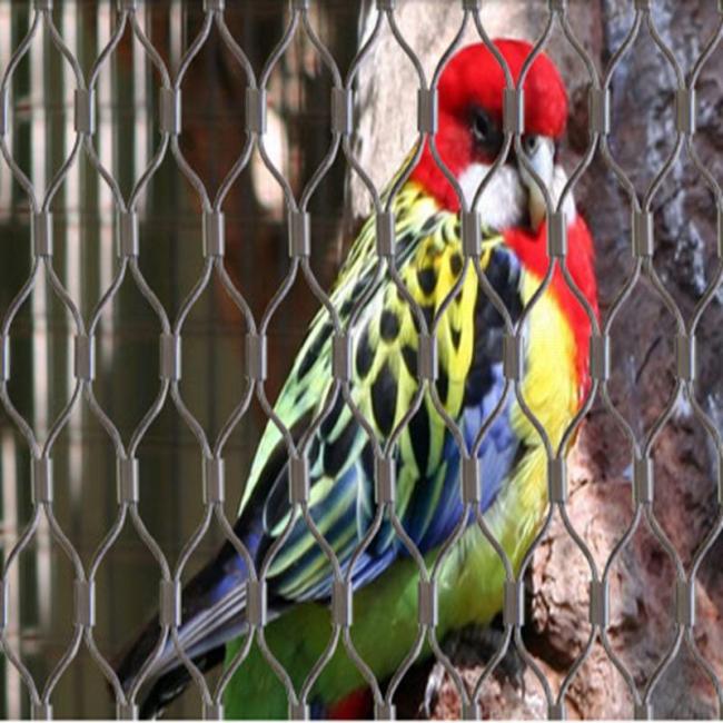 Stainless Steel Wire Rope Mesh / Cable Net Mesh