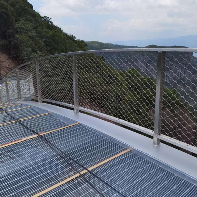 304 Stainless Steel Cable Mesh Wire Rope Mesh for Suspension Bridge/Stainless Steel Cable Mesh