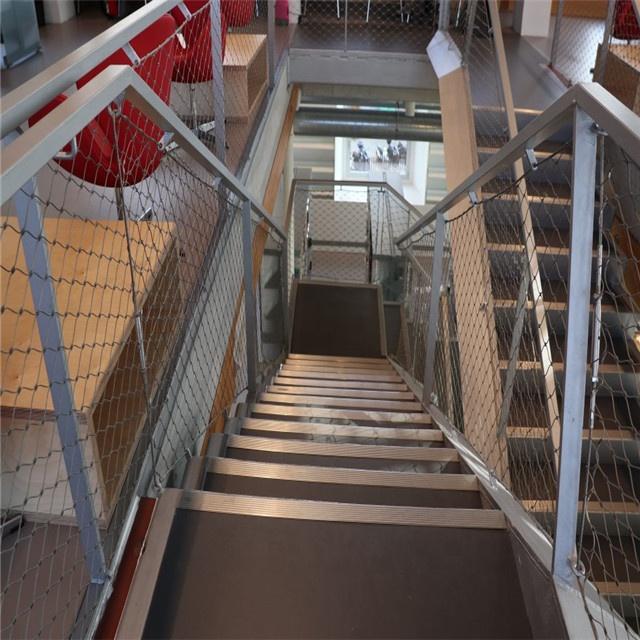 Flexible Deck Railing 316 Stainless Steel Rope Mesh For Balcony/Stainless Steel Rope Mesh