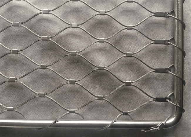 1.2mm-6.0mm Black Oxide Wire Rope Mesh for Industrial Usage etc