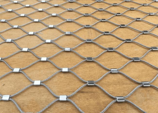 Factory sale 304 stainless steel wire rope mesh for suspension bridge