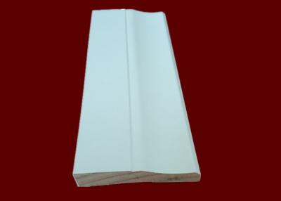 China White Woodgrain Decorative Casing Molding PVC Foam Material for sale