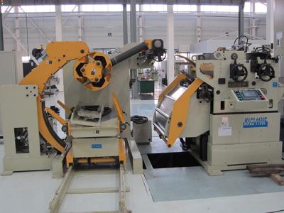 China NC Automatic Punching Machine Servo Roll Feeder 3 in 1 Decoiler Flatten Feeder Machine for sale
