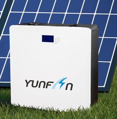 China 51.2V 100Ah Wall Mounted Solar Battery Residential Deep Cycle LiFePo4 Battery for sale