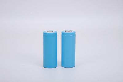 China Blue Cylindrical Battery Cells 45g Rechargeable LiFePO4 Battery for sale