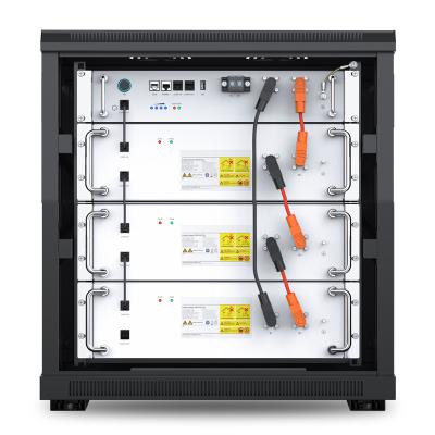 China Rack Mounted Lithium Battery 102.4V High Volt Lithium ion battery Cabinet for sale