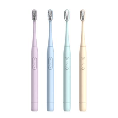 China Sonic Battery Powered Oral Care Electric Toothbrush With Dupont Nylon Bristle for sale