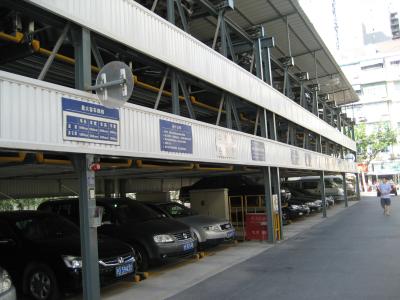 China Garagem de estacionamento mecânica de estacionamento mecânica Elevador-deslizante multinível movida a motor do sistema à venda