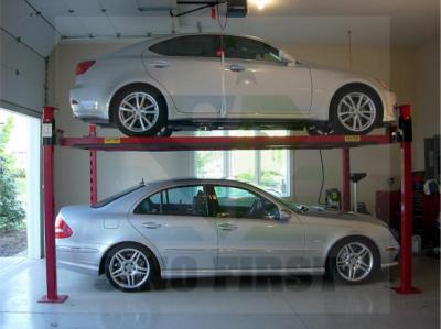 China 2700kg 4 Post Hydraulic Car Lift Two Level Car Park Equipment for sale