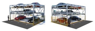 China PSH3 Underground Car Parking Systems 3 Level 4 Post Hydraulic Lift for sale