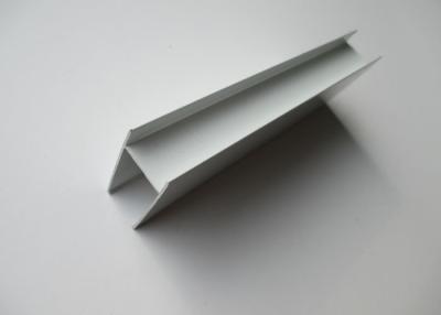 China Construction Decoration H Shaped Extruded Aluminium Sections For Glass / LED Lighting for sale