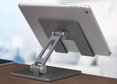 China Universal Foldable Aluminum Stand Holder Metal Tablet For IPad 180 Degrees for sale