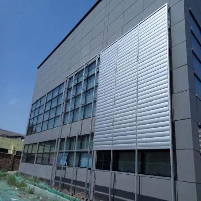 China T8 Aluminum Louver Roof For Building Sunshade And Ventilation Outdoor Installed for sale