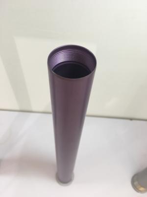 China Aodized Aluminum Round Tapping Tube / Flaring Tube for Fishing Pole for sale