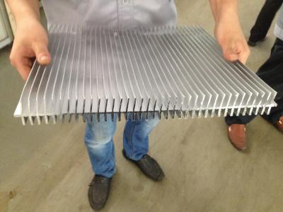 China 6061 T66 400MM Width Aluminum Extrusion Heat Sink CE SONCAP ISO RoHS TUV for sale