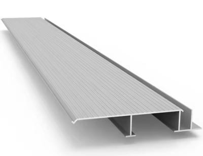 Chine 6061 6063 Plancher en aluminium à rouleaux extérieurs, couche de plancher, profilés en aluminium extrudés à vendre