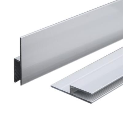 China AA10um de anodización de plata LED de aluminio anodizado Matt perfila el marco de caja de luz de la publicidad en venta