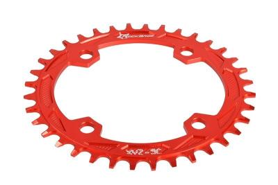 China Red Anodized Bike Sprocket / Freewheel CNC Machining Parts for Road Bicycle for sale