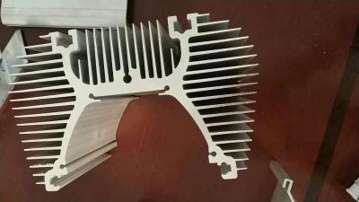 China Branching Shape / Tubular Aluminium Heat Sink Profiles With Tapping Holes for sale