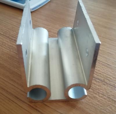 China Perfil industrial de aluminio de Keder de U de la tienda de plata de la forma con trabajar a máquina del CNC en venta