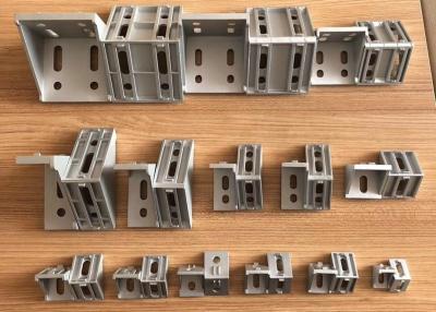 China 90 Degree Corner Connector Custom Aluminum Extrusions Die Cast Brace Joint Angle Bracket for sale