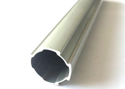 China Linear Slide D28mm Lean Tube Aluminium Extrusion Profiles With Flat Side for sale