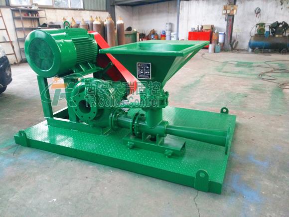 Tuneling jet mud mixer, mud mixing hopper