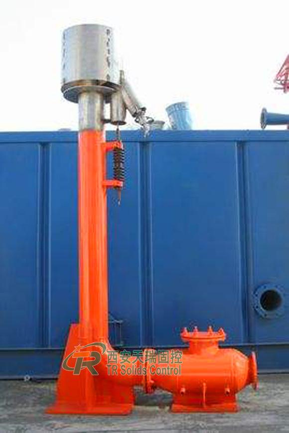 Solids control system flare ignition device