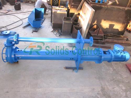 Vertical submersible slurry pump