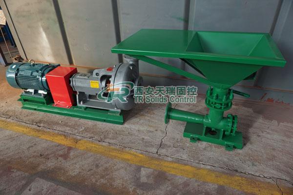 Jet mud hopper for feeding