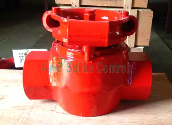 Oil drilling plug valve for wellhead