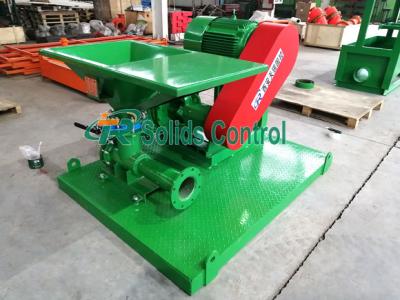 China Green Oilfield Shear Type Jet Mud Mixer With Mixing Hopper 45kw Motor Power for sale