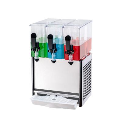 China 3 Tank 10*3L Automatic Juice Dispenser With Spraying System for sale
