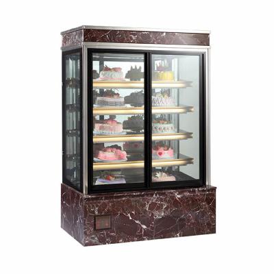 China Fan Cooling 1090W 5 Tier Bakery Display Refrigerator for sale