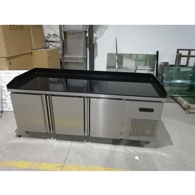 China 7ft 3 Door Undercounter Commercial Fridge Freezer for sale