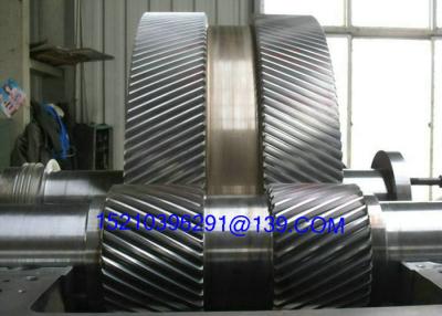 China Forging Steel CNC Machining Gears Wheel Shafts / Herring Bone Gears for sale