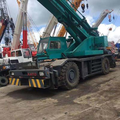 China Used KATO 50Ton Rough Terrain Crane , Second Hand Truck Mounted Cranes for sale