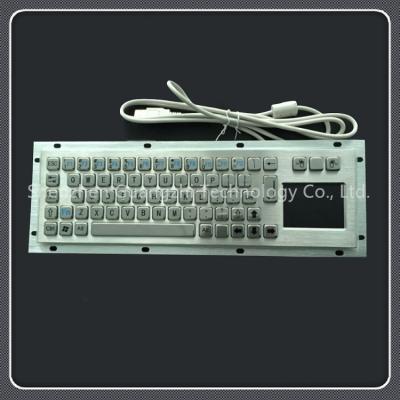 China Laser Engraved Industrial Keyboard With Touchpad 71 Keys Type Vandal Proof for sale