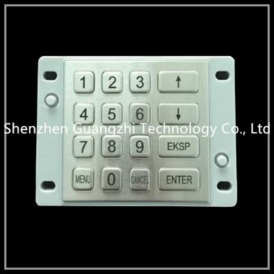 China Waterproof Atm Pin Keypad , Easy Installation Encrypted Keypad For Kiosk for sale