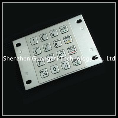 China Metal Atm Pin Keypad , Input Type Password Numeric Keyboard For Kiosk for sale