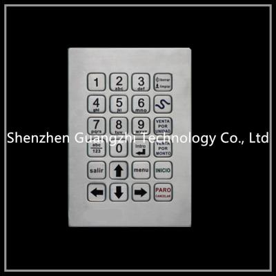 China Easy Maintenance Metal Numeric Keypad Vandal Proof For Self Service Equipment for sale