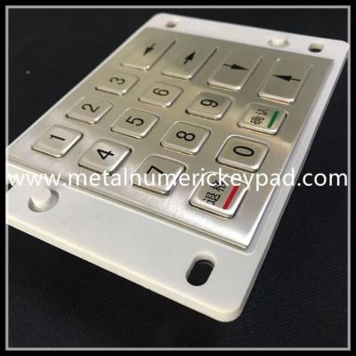 China IP67 4x4 Matrix Keypad Water Resistant Keyboard 16 Keys R232 Interface for sale